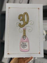 Load image into Gallery viewer, Large Pink Champagne Bottle