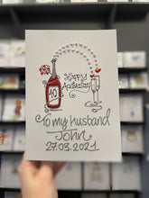 Load image into Gallery viewer, Medium Anniversary Bottle & Glasses