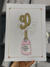 Load image into Gallery viewer, Large Pink Champagne Bottle
