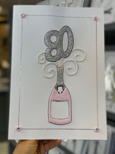 Load image into Gallery viewer, Large Pink Champagne Bottle
